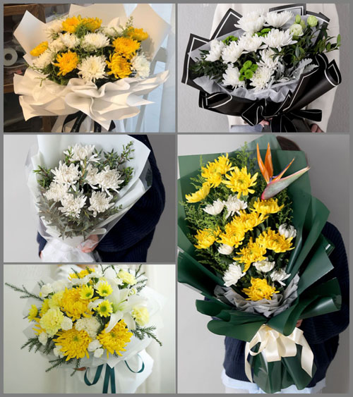 河南南阳镇平县高丘镇周盘村白事花束代送